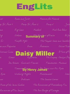 cover image of EngLits: Daisy Miller